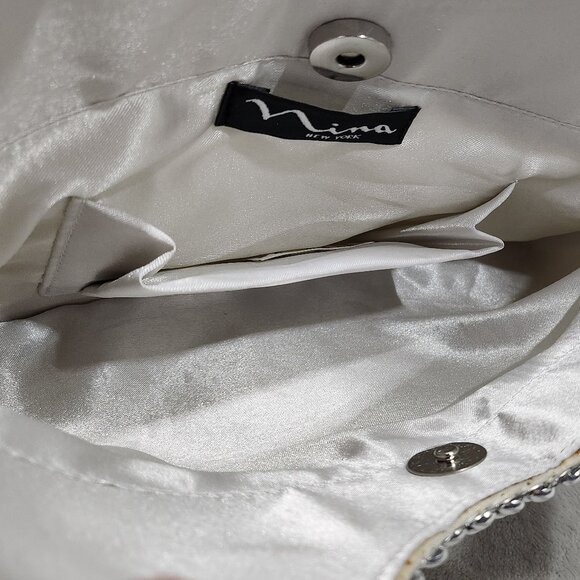 *New Low price! * Nina Ruri Silver Bead Bag - Picture 5 of 6